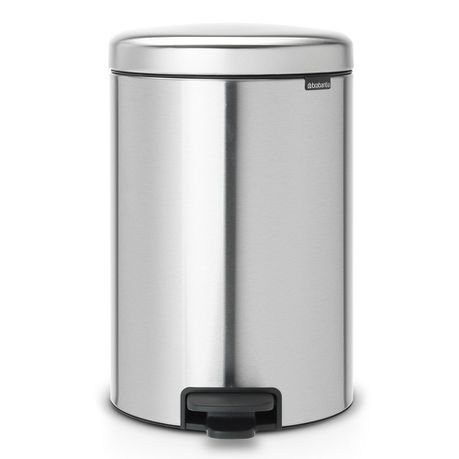 Brabantia - 20 Litre New Icon Pedal Bin - Matt Steel Buy Online in Zimbabwe thedailysale.shop