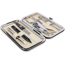 Load image into Gallery viewer, Kellermann 3 Swords Manicure Set 7412 P N Ostrich Beige
