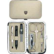 Load image into Gallery viewer, Kellermann 3 Swords Manicure Set 7412 P N Ostrich Beige
