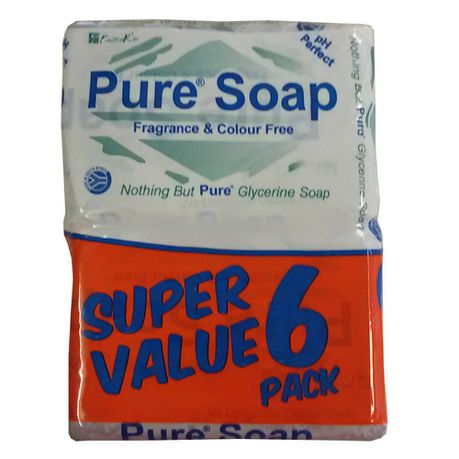 Pure Soap Super Value 6-Pack Buy Online in Zimbabwe thedailysale.shop