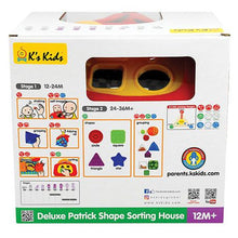Load image into Gallery viewer, K's Kids - Deluxe Patrick Shape Sorting House
