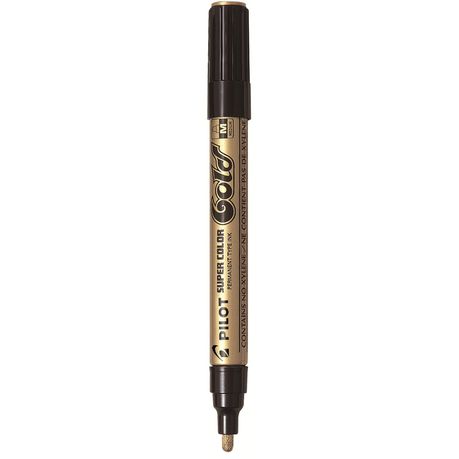 Pilot Super Colour Medium Paint Marker - Gold Buy Online in Zimbabwe thedailysale.shop