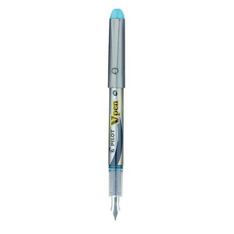 Pilot V Pen Medium Disposable Fountain Pen - Light Blue Buy Online in Zimbabwe thedailysale.shop