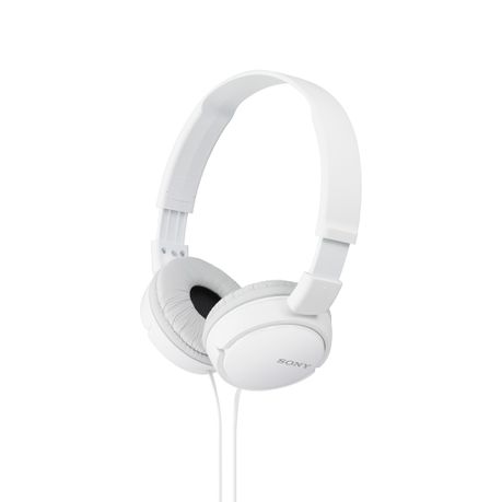 Sony Foldable Headphones - MDR-ZX110 - White Buy Online in Zimbabwe thedailysale.shop