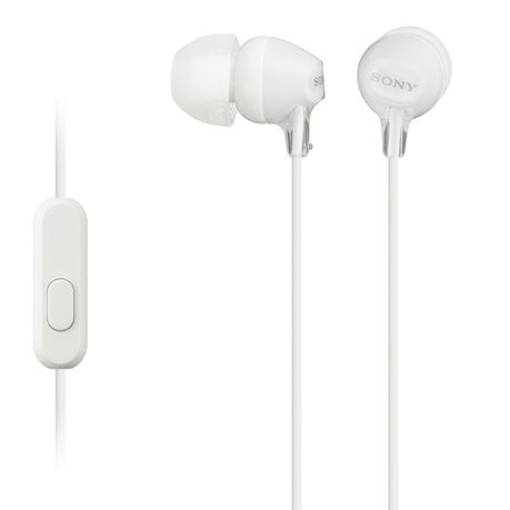 Sony MDR-EX15AP InEar Earphones - White