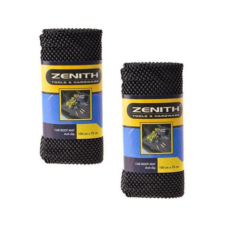Car Mats for Boot by Zenith - Black (Pack of 2) Buy Online in Zimbabwe thedailysale.shop
