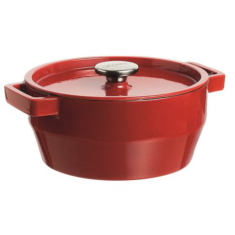 Pyrex - Cast Iron Round Slow Cook Casserole - Red Buy Online in Zimbabwe thedailysale.shop