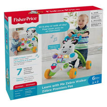 Load image into Gallery viewer, Fisher Price Learn With Me Zebra Walker
