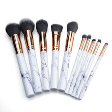 Load image into Gallery viewer, 10 Piece Makeup Brush Set

