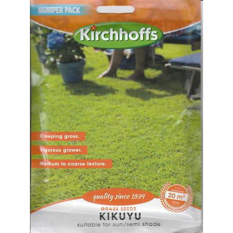 Kirchhoffs Kikuyu Whittet Lawn Grass Seed Bumper Pack - 100g Buy Online in Zimbabwe thedailysale.shop
