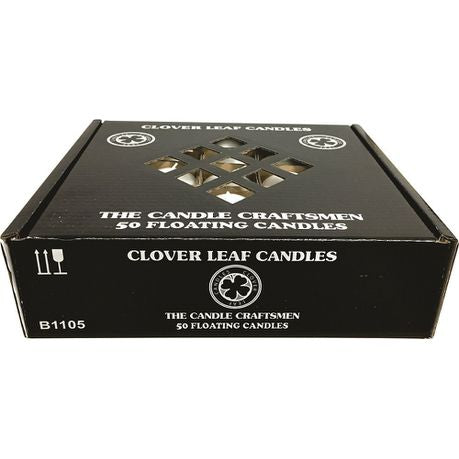 Clover Leaf Candles - Floating Candles - 5 x 3cm - White