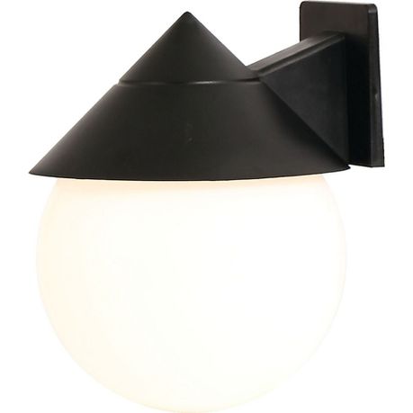 Bright Star Lighting - Outdoor PVC Cone Lantern with White Ball - Black Buy Online in Zimbabwe thedailysale.shop