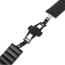 Load image into Gallery viewer, Butterfly Bracelet Band for Samsung S3 Frontier/Classic Watch - Black
