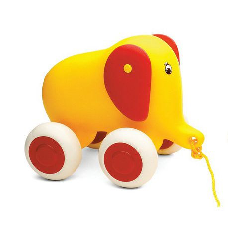 Viking Toys Pull Along Elephant - Yellow Buy Online in Zimbabwe thedailysale.shop