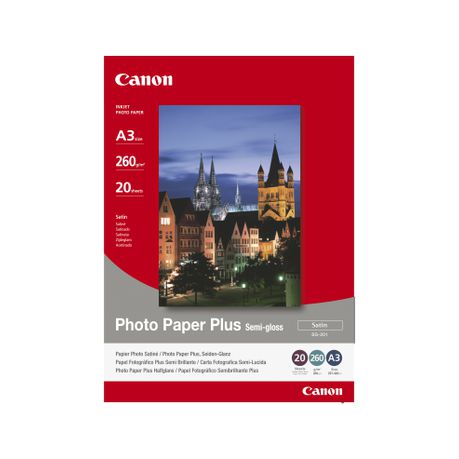 Canon SG-201 Semi Gloss A3 Photo Paper (20 Sheets) Buy Online in Zimbabwe thedailysale.shop