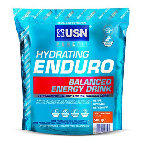 USN Purefit Enduro Light Tangerine Energy Drink - 500g Buy Online in Zimbabwe thedailysale.shop