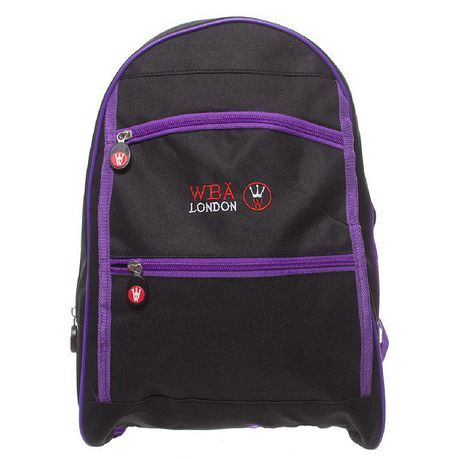 Parco Collections WBA Backpack - Black/Purple Buy Online in Zimbabwe thedailysale.shop