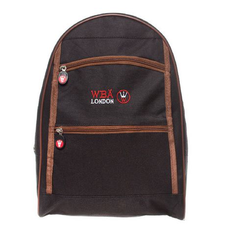 Parco Collections WBA Backpack - Black/Brown Buy Online in Zimbabwe thedailysale.shop