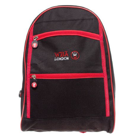 Parco Collections WBA Backpack - Black/Red Buy Online in Zimbabwe thedailysale.shop