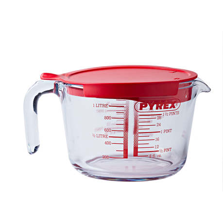 Pyrex - 1 Litre Classic Glass Measuring Jug With Lid Buy Online in Zimbabwe thedailysale.shop