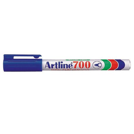 Artline - EK 700 Fine Bullet Point Permanent Marker 0.7mm - Blue