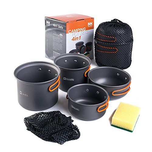 Outdoor 4 in 1 Camping Cookware