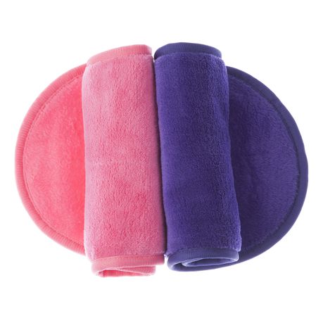 Wonder Towel Makeup Eraser Cloth Pack of 2 - Pink & Purple Buy Online in Zimbabwe thedailysale.shop