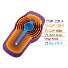 Load image into Gallery viewer, Stackable 6 Piece Measuring Spoon Set
