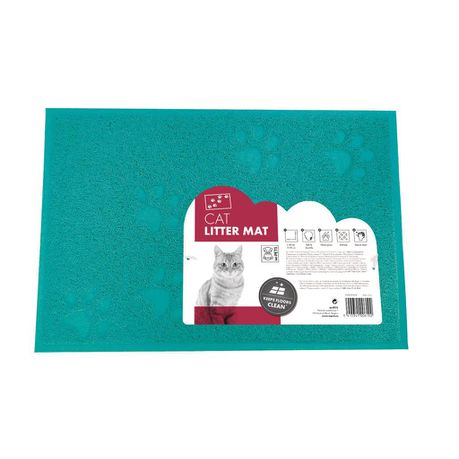Mpet Cat Litter Mat - Turquoise Buy Online in Zimbabwe thedailysale.shop