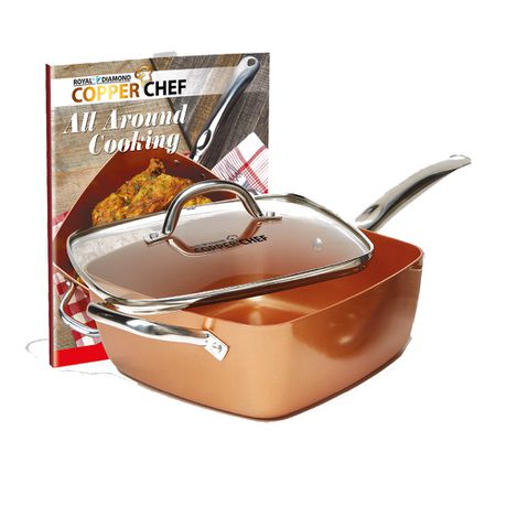 Copper Chef - 24cm Deep Dish Square Pan - Set of 3 Buy Online in Zimbabwe thedailysale.shop