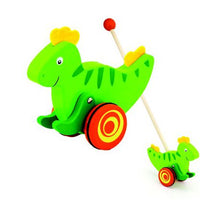 Load image into Gallery viewer, Viga Push Toy Dinosaur
