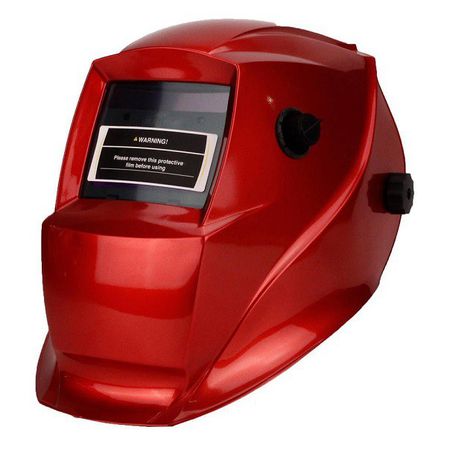 Matweld - Welding and Grinding Helmet - Auto Darkening and Adjustable (Red) Buy Online in Zimbabwe thedailysale.shop