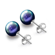 Load image into Gallery viewer, Pearl 7 pair earring set with Swarovski Pearls
