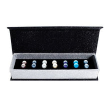 Load image into Gallery viewer, Pearl 7 pair earring set with Swarovski Pearls

