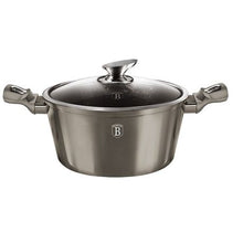 Load image into Gallery viewer, Berlinger Haus Marble Coating Casserole with Lid 28cm - Carbon
