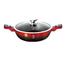 Load image into Gallery viewer, Berlinger Haus 28cm Marble Coating Shallow Pot - Black Burgundy
