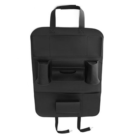 Fleek Back Seat Mounted Car Storage Bag - Black Buy Online in Zimbabwe thedailysale.shop
