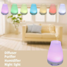 Load image into Gallery viewer, GreenLeaf Ultrasonic Essential Oil Diffuser &amp; Humidifier - White (120ml)
