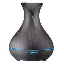 Load image into Gallery viewer, GreenLeaf Ultrasonic Essential Oil Diffuser &amp; Humidifier - Dark Grain Wood (400ml)
