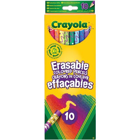 Crayola Erasable Pencils - 10 Piece Buy Online in Zimbabwe thedailysale.shop