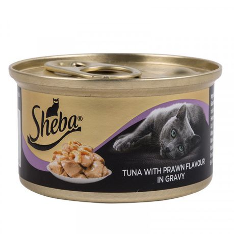 Sheba - Wet Cat Food Tuna with Prawn - 24 x 85g Buy Online in Zimbabwe thedailysale.shop