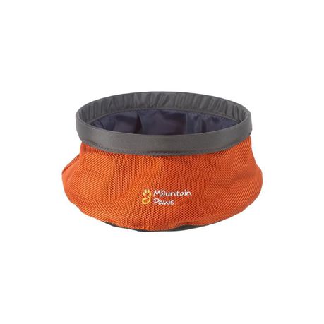 Mountain Paws Collapsible Water Bowl - Small (Orange) Buy Online in Zimbabwe thedailysale.shop
