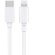 Load image into Gallery viewer, TUFF-LUV 8pin Lightning to USB C cable (1m) - White
