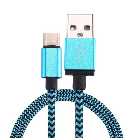 Tuff-Luv USB 3.1 Type-C to USB 2.0 Charge Cable - Blue Buy Online in Zimbabwe thedailysale.shop