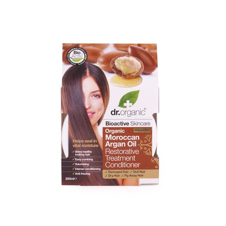 Dr. Organic Skincare Moroccan Argan Oil Restorative Treatment Conditioner Buy Online in Zimbabwe thedailysale.shop