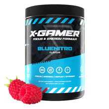 Load image into Gallery viewer, X-Gamer 600g X-Tubz Bluenitro Energy Drink and Vitamin Supplement
