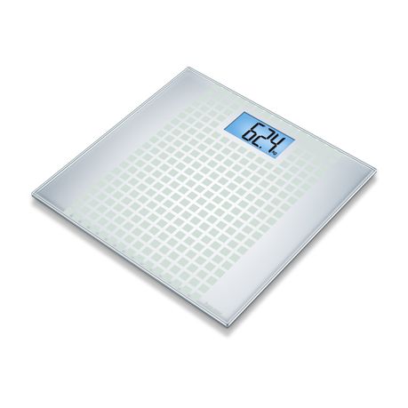 Beurer GS 206 Glass Bathroom Scale - Squares