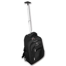 Load image into Gallery viewer, Kings 15 Trolley Laptop Backpack - Black
