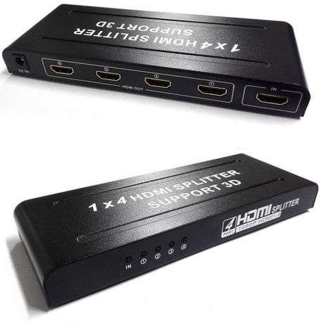 1 x 4 FHD 4 Ports HDMI Splitter Signal Distributor 1 in 4 Out