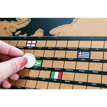 Load image into Gallery viewer, Wanderland Premium Scratch World Map
